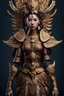 Placeholder: Fhoto full body, reality, Raw, Indonesia culture future, kingdom, queen warrior, digital art, intricate details, powerful composition, captivating, , trending on artstation, high focus, studio photo, intricate details, highly detailed, by addie_digi