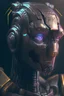 Placeholder: Portrait painting of a evil cyber open ai bot, robot cyberpunk portrait hd pfp, Chat GPT NFT Club, pft art, portrait ai, how look ai bot, looks chat gpt, ultra realistic, concept art, intricate details, eerie, highly detailed, photorealistic, octane render, 8 k, unreal engine.