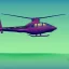 Placeholder: fullbody Drawing of 'Concept art Helicopter',three quarters view, retro design study, , toned colors,16k