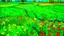 Placeholder: A neon green field with beautiful flowers painted by Vincent van Gogh