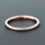 Placeholder: delicate thin ring with tiny diamond, rose gold, thin ring