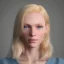 Placeholder: blond woman blue eyes