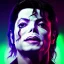 Placeholder: Michael Jackson,purple light effect, closed eyes, rtx, reflection, 8k, glow, winning photography, caustics