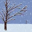 Placeholder: Branch ate in the snow illustration