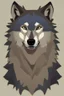 Placeholder: a good humanized wolf who can help in reading a document