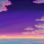 Placeholder: purple sky full of stars, sunflower field, floating ruins of an asian village, anime, high res, makoto shinkai