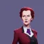 Placeholder: Portrait of a 30 year old witch like Margaret Thatcher and Mary Poppins