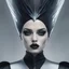 Placeholder: a close up of a person wearing a costume, digital art, inspired by Hedi Xandt, cgsociety contest winner, gothic art, yuri shwedoff and tom bagshaw, with black glossy lips, intricate costume design, zaha hadid octane highly render, nun fashion model, serge lutens, wearing intricate black choker, smooth 3d cg render, drag