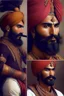 Placeholder: indian dude very indian with a beard and is punjab make him more punjab and young but is a warrior and is rich
