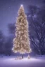 Placeholder: Realistic night christmas, snow, 4k, big tree christimas