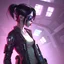 Placeholder: Girl cyberpunk is a thing of beauty