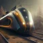 Placeholder: a futuristic train, realistic, made in octane, cinematic, ultra-realistic, extremely detailed octane rendering, 8K, VRAY Super Real ar 2:3, dof photorealistic futuristic 50mm lens hard lighting dark gray tintype photograph, realistic lighting, sepia color