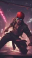 Placeholder: Lee Sin from League of Legends in cyberpunk