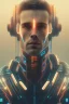 Placeholder: cyberpunk, head, men, portrai, tron