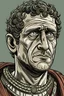 Placeholder: julius cesar portrait in comics style