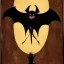 Placeholder: Russian Orthodox nosferatu vampire bat with long arms