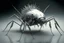 Placeholder: small, insect-like creature. It is about the size of a pea, and it has six legs and two antennae. The biot is made of a silvery metal, and it has a complex internal structure.