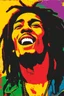 Placeholder: bobmarley in the style of warhol