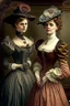 Placeholder: elegant women victorian times