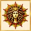 Placeholder: Absolutely, let’s infuse your prompt with vibrant hues! "Symbol of Sicily: The iconic Medusa head at the center offers protection against evil with its piercing gaze. Encircled by three dynamic legs, each representing the ceaseless motion and energy of life on the island. A kaleidoscope of vivid colors—brilliant golds, fiery reds, and lush greens—bring this emblem to life, symbolizing the rich cultural tapestry and natural beauty of Sicily. The warm and harmonious hues evoke the island's sun-so