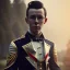 Placeholder: Full body, 3d render, asa butterfield, 1800's men style, 1800's men hair style, 1800's men clothes style, hyper realistic, octane render, unreal engine 5, 8k, palace background, uhd