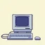Placeholder: 8 bit pixelart of retro pc-98