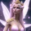 Placeholder: beautiful fairy very etheric, nice smiling, long blond hair, magic glamour pink make up, delicate colors, complete vision of very transparent and big wings, beautiful glamour transparent dress, ultra sharp focus, 8k, unreal engine 5, extremely sharp detail, light effect, soft light atmosphere, smooth, full of details, face in front, complete vision of face and hair and of the body