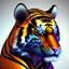 Placeholder: cyber tiger in 3d