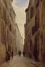 Placeholder: Adolphe-Félix Cals (1810–1880), Honfleur Alley (1877), oil on canvas, 43 x 59 cm, Private ladiescollection. The Athenaeum.