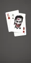 Placeholder: Joker playing with cards dark background