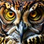 Placeholder: owl close-up portrait prompt:National Geographic close-up portrait --ar 4:3 --s 750 --v 6.0 --style rawd fire