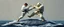 Placeholder: close up on karate kid in kick boxing polar bear match on top of whale, painted by rembrandt