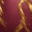 Placeholder: Hyper Realistic Golden-Path-Texture on Maroon-brush-strokes-background