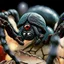 Placeholder: 90's TCG fantasy artwork art of a giant spider