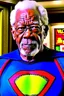 Placeholder: morgan freeman dressed as superman