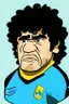 Placeholder: Diego Maradona cartoon 2d