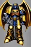 Placeholder: warhammer, space marine, lost legion, dragon legion, dragon warrior, fan art, dragon armor, dragon helmet, golden armor, armor with scale, second legion emblem, helmet details, bolter