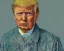 Placeholder: Portrait of a Donald trump by Van Gogh