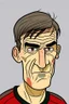 Placeholder: yourgen German football coach ,cartoon 2d