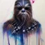 Placeholder: photorealistic and intricate portrait of chewbacca in star wars by Agnes Cecile, dark epic colors, hyperdetailed, 32K, oil on canvas,