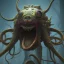 Placeholder: Monster, tentacles, red, huge, horror, teeth, a lot of eyes, masterpiece, expert, 8K, hyperrealism, sharp focus, cinematic lighting, blood, gore