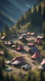 Placeholder: vampire reservation refugee camp in the Carpathian mountains ,bokeh like f/0.8, tilt-shift lens 8k, high detail, smooth render, down-light, unreal engine, prize winning