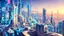 Placeholder: Cyberpunk cityscape