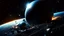 Placeholder: A mesmerizing close-up of a planet surrounded by a stunning array of other planets, all captivatingly captured by Jessica Rossier. This trending, microscopic space art photo showcases floating planets and moons against a dark background, highlighting the ethereal beauty of space.