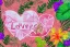 Placeholder: love, high contrast, Tropical flowers,heart drawing, crystals, tropical leaves, sacred altar, Fantasy temple,