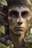 Placeholder: brown elf portrait in garden, hi detail, 4k, clear focus, depth of field, color correction, studio quality, backlight