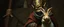 Placeholder: king elf ninja mouse rabbit in style of Rembrandt and Fallout 4, with motion blur