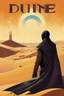 Placeholder: text: "DUNE" book cover art by text: "FRANK HERBERT", digital illustration by Dan Matutina and Clifford Harper, cover art, rich colors, smooth, sci-fi, artistic