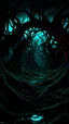 Placeholder: Picture an otherworldly forest, where twisted, blackened trees rise from the crimson soil. Bioluminescent plants cast an eerie, greenish light, creating an otherworldly atmosphere. Hidden within the shadows of the trees, strange and fantastical creatures lurk, their eyes glowing with an unnatural, malevolent light.