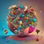 Placeholder: world made of candy